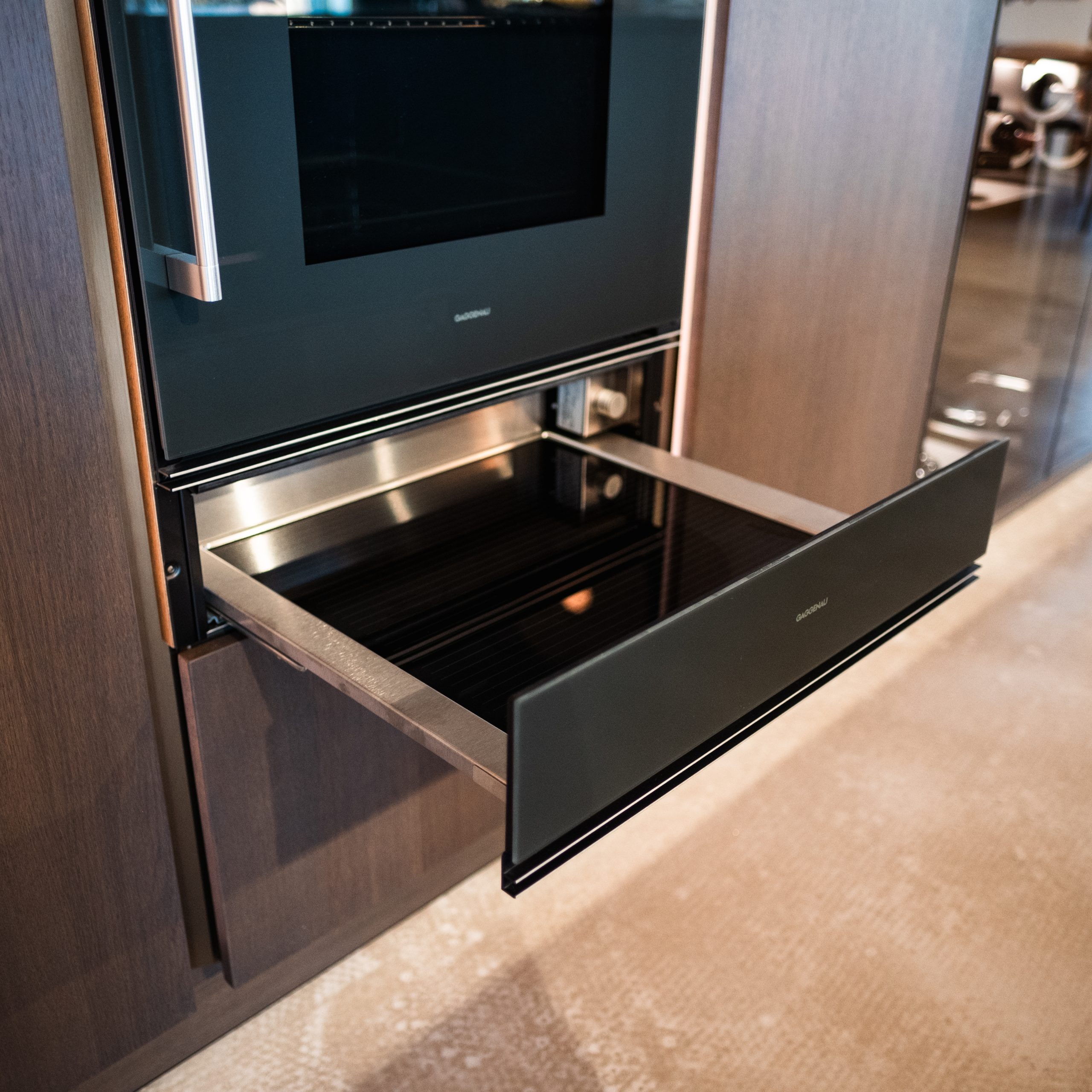 Sertar termic WSP221100 antracit 60x14cm seria 200 - OUTLET - GAGGENAU - imagine 2