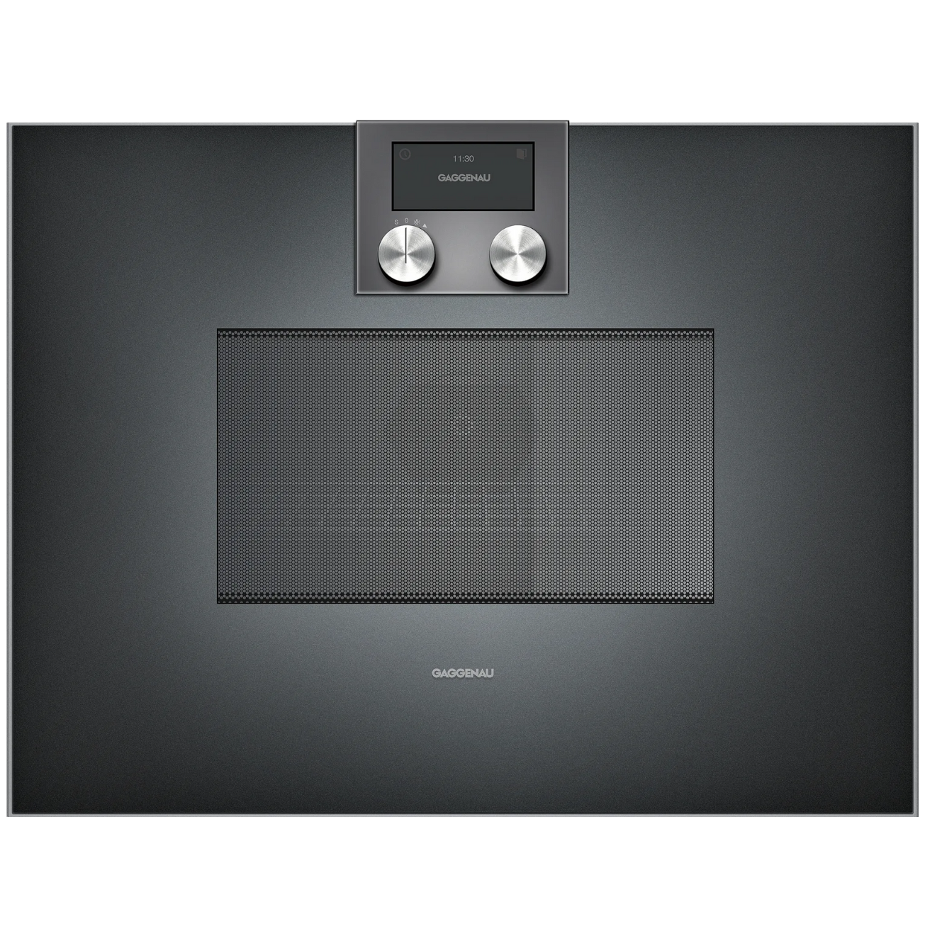 Cuptor combi cu microunde BM451100 Antracit 60x45cm seria 400 - OUTLET - GAGGENAU